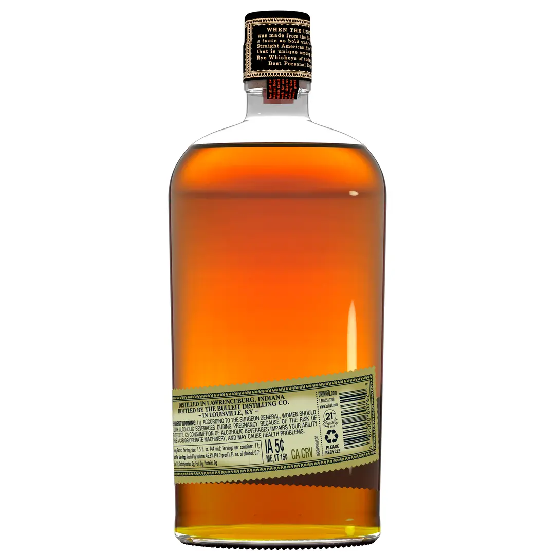 BULLEIT RYE AGED 10 YEARS WHISKEY