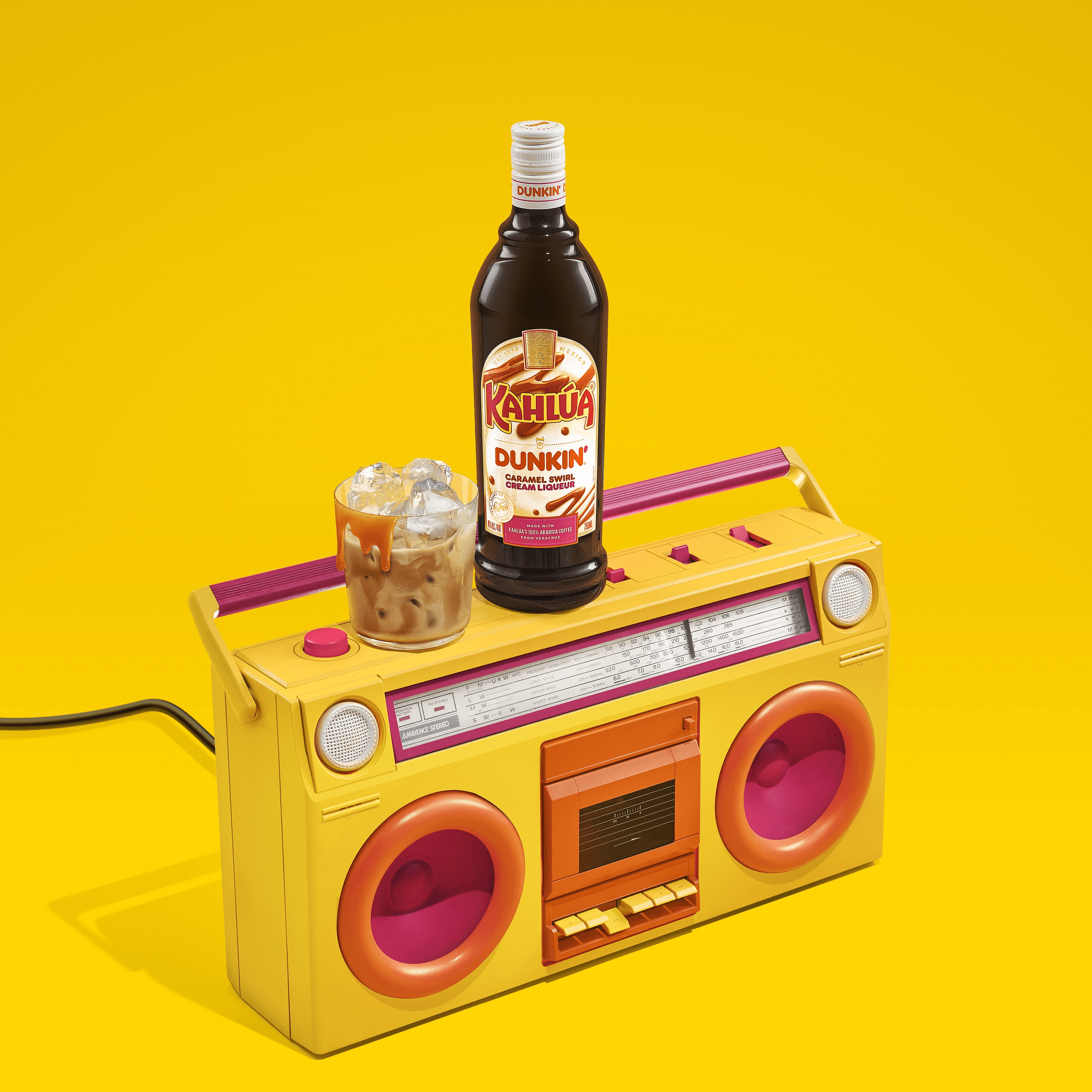 KAHLUA X DUNKIN' CARAMEL SWIRL COFFEE LIQUEUR COCKTAIL