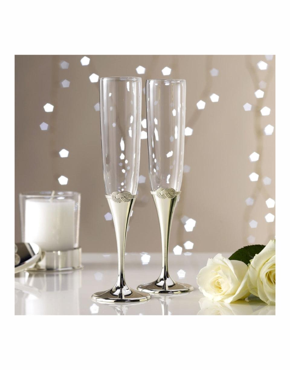 VERA WANG BY WEDGWOOD INFINITY TOASTING FLUTE (SET OF 2)