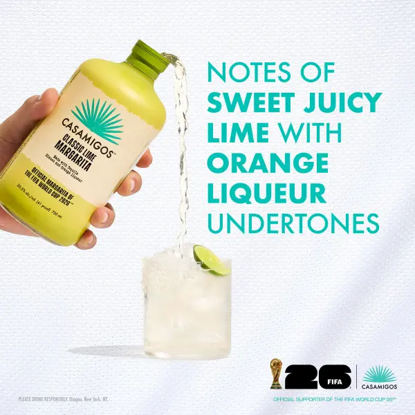 CASAMIGOS CLASSIC LIME READY-TO-SERVE MARGARITA, FIFA WORLD CUP 2026™ LIMITED EDITION