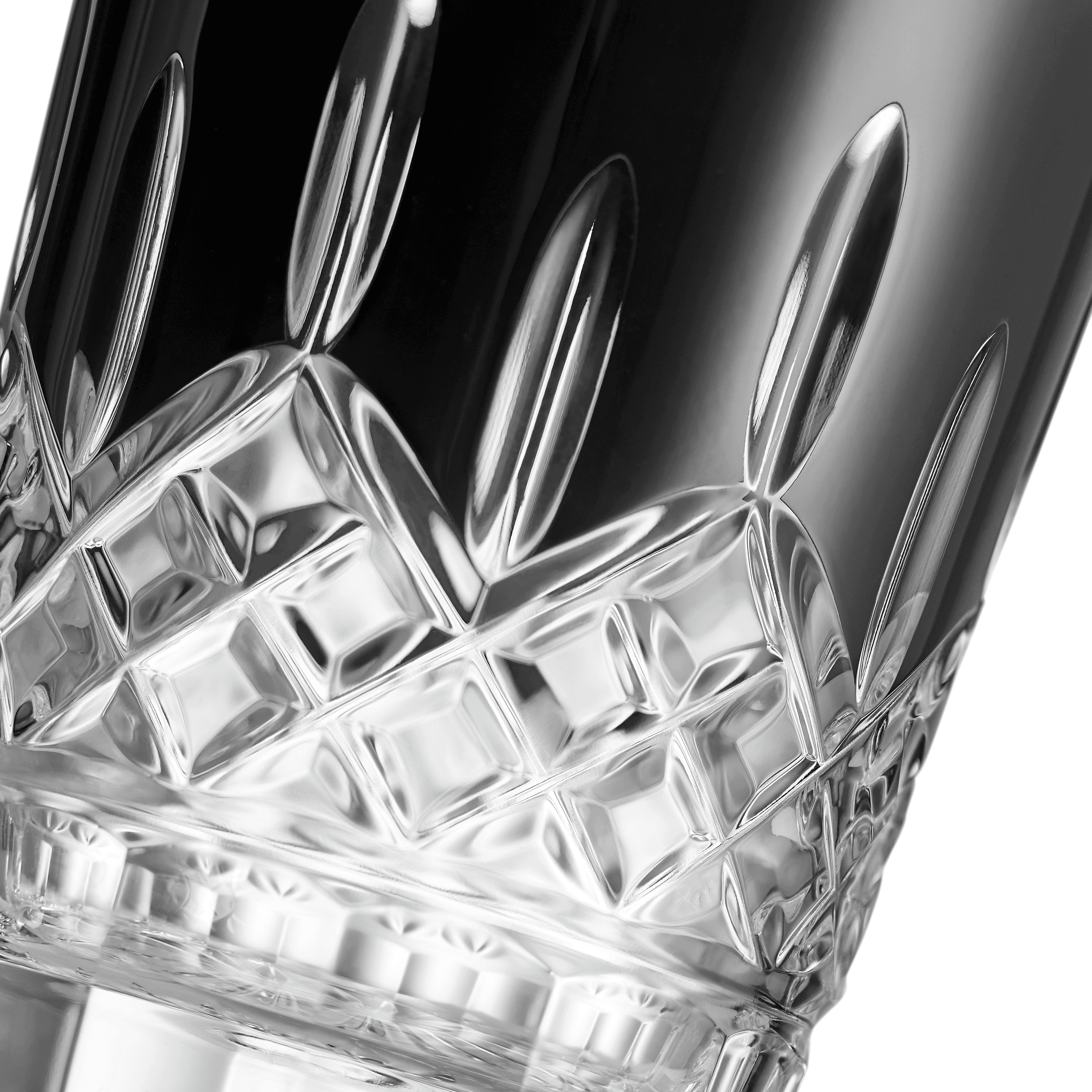 WATERFORD LISMORE BLACK TUMBLER