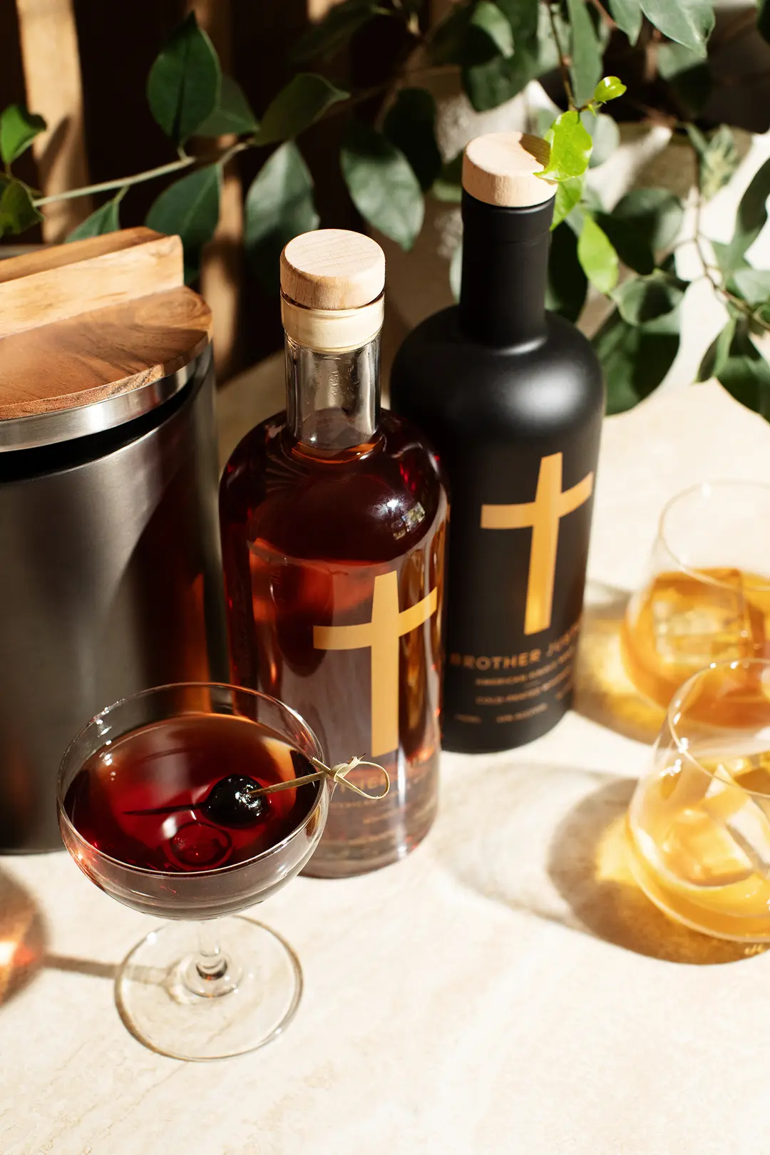 BROTHER JUSTUS COLD PEATED AMERICAN SINGLE MALT WHISKEY