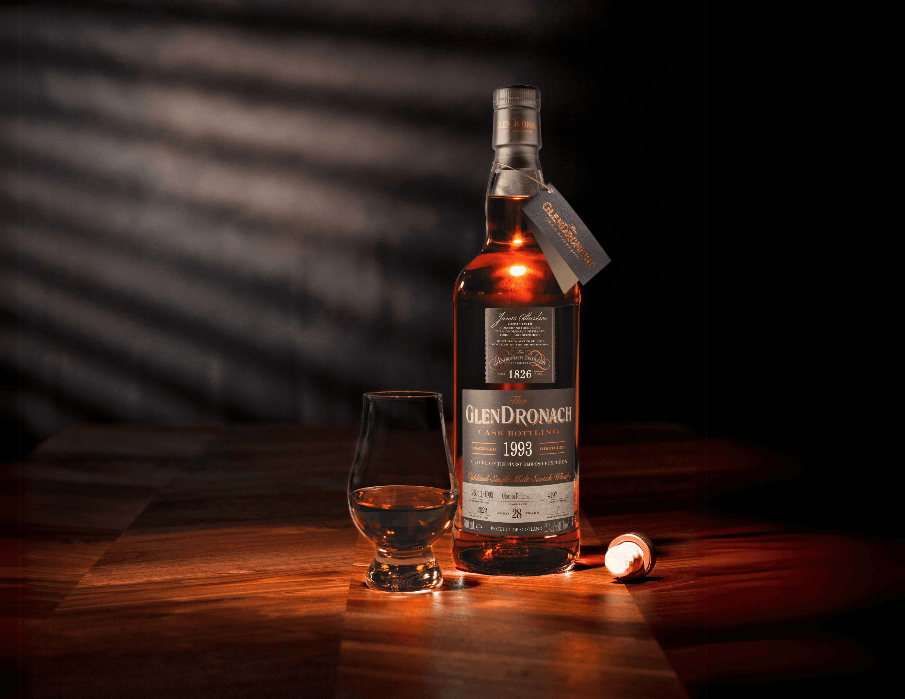 GLENDRONACH 28 YEAR OLD, 1993 CASK #4197 SINGLE MALT SCOTCH WHISKY