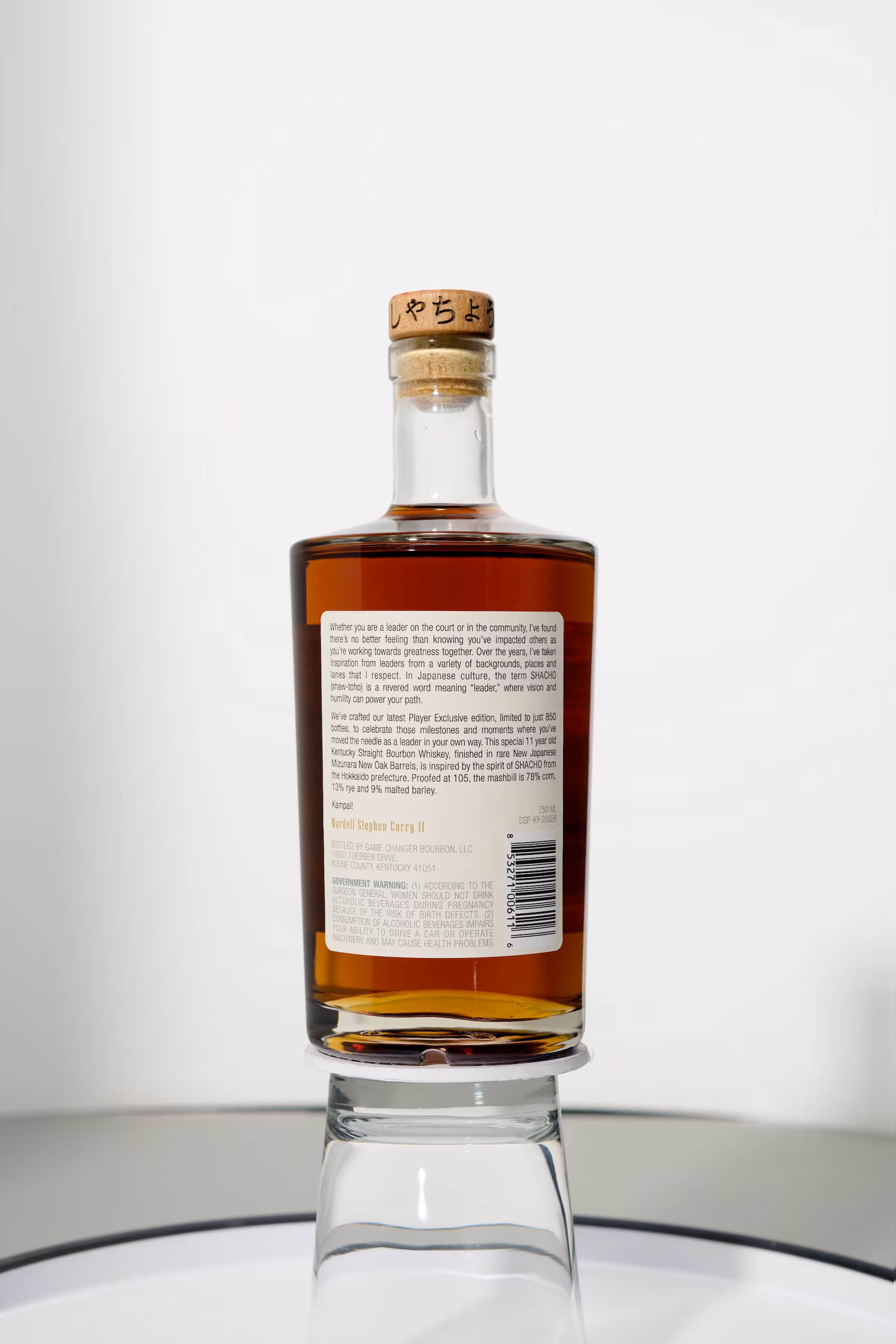 GENTLEMAN'S CUT PLAYER EXCLUSIVE BOURBON WHISKEY SHACHO EDITION