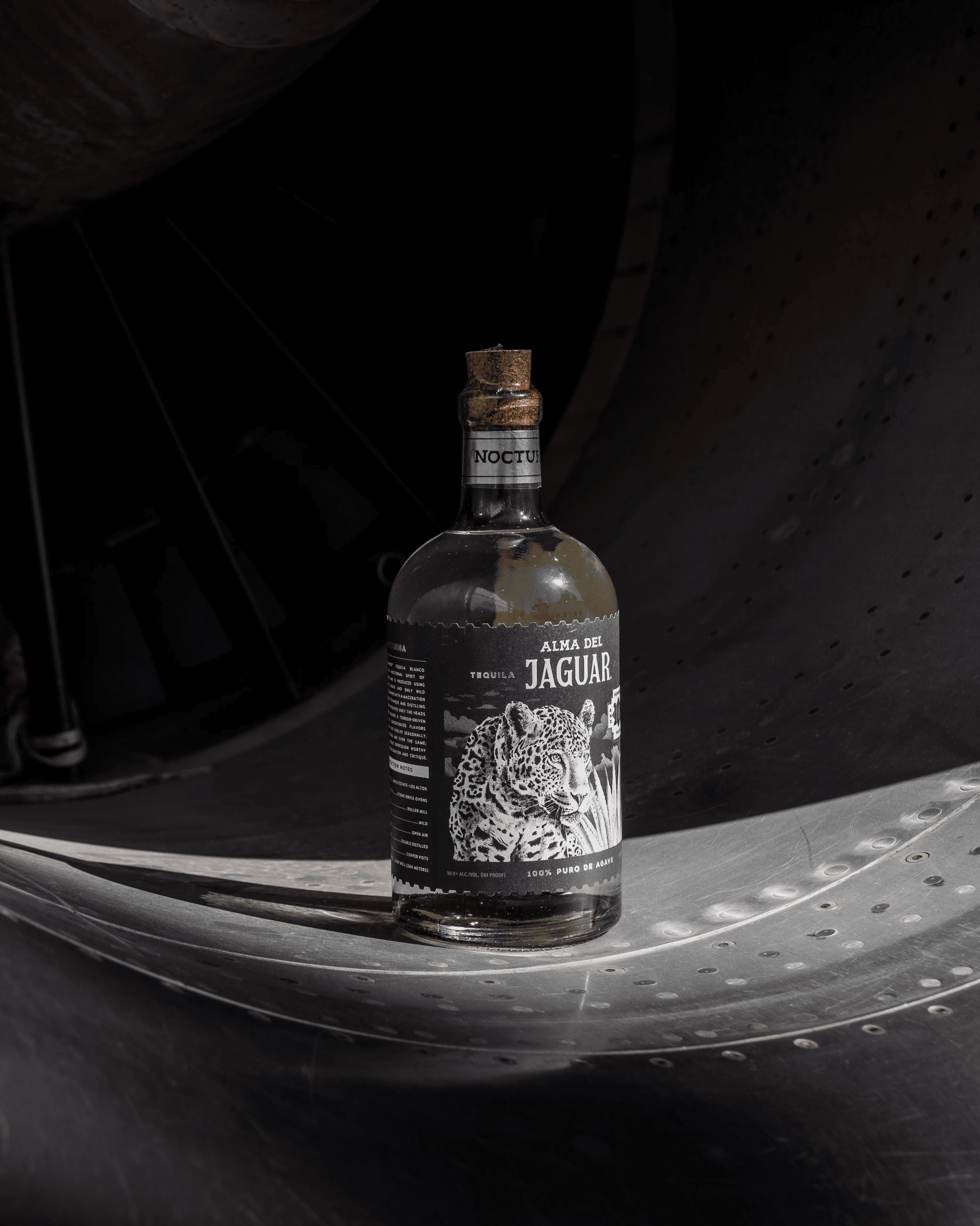 ALMA DEL JAGUAR NOCTURNA HIGH PROOF BLANCO TEQUILA