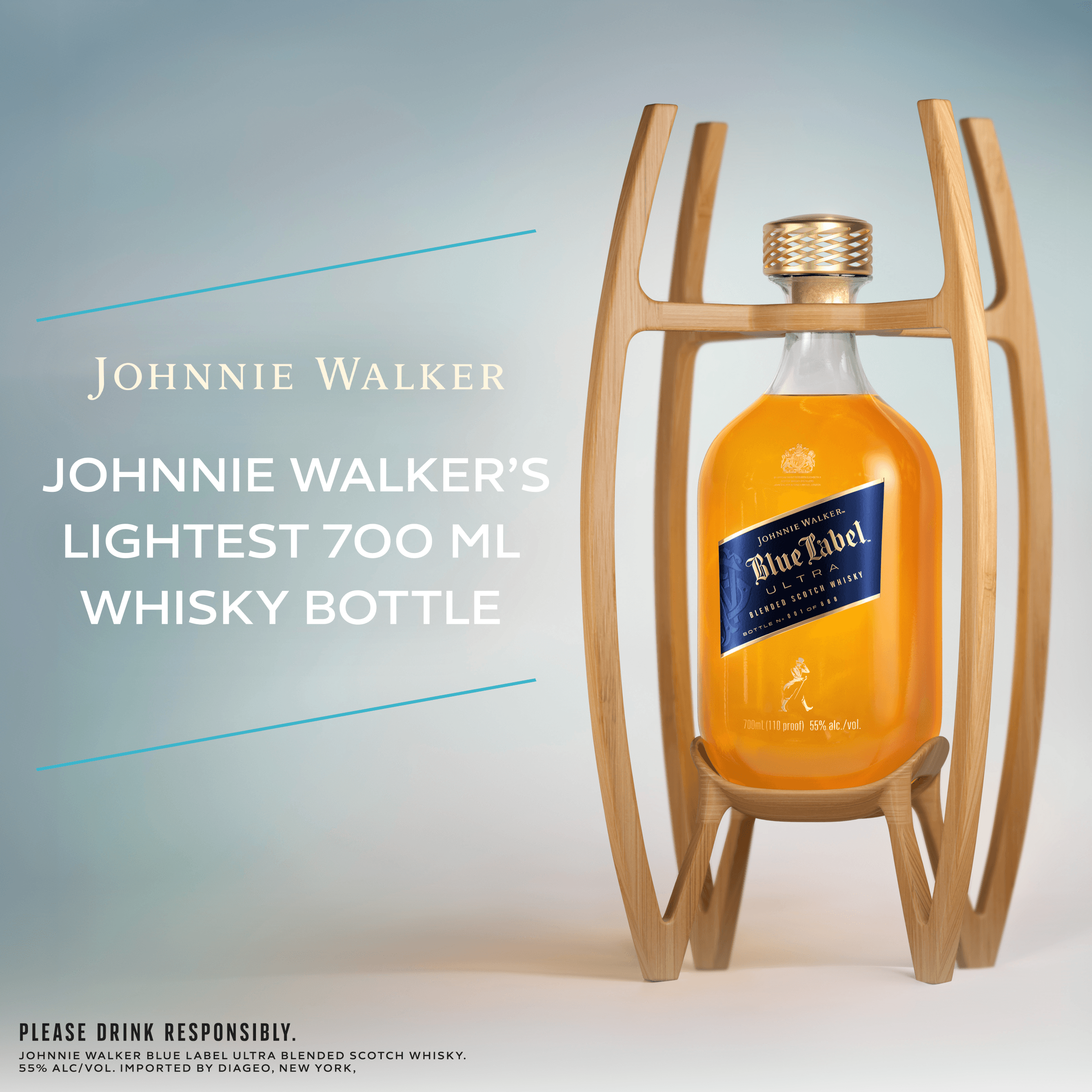 JOHNNIE WALKER BLUE LABEL ULTRA BLENDED SCOTCH WHISKY