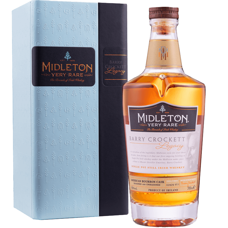 MIDLETON BARRY CROCKETT LEGACY SINGLE POT STILL IRISH WHISKEY