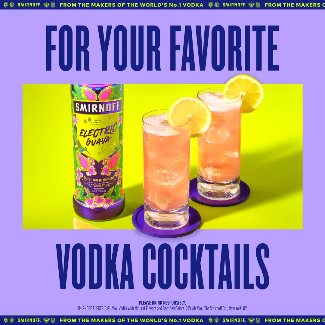 Smirnoff Electric Guava Vodka
