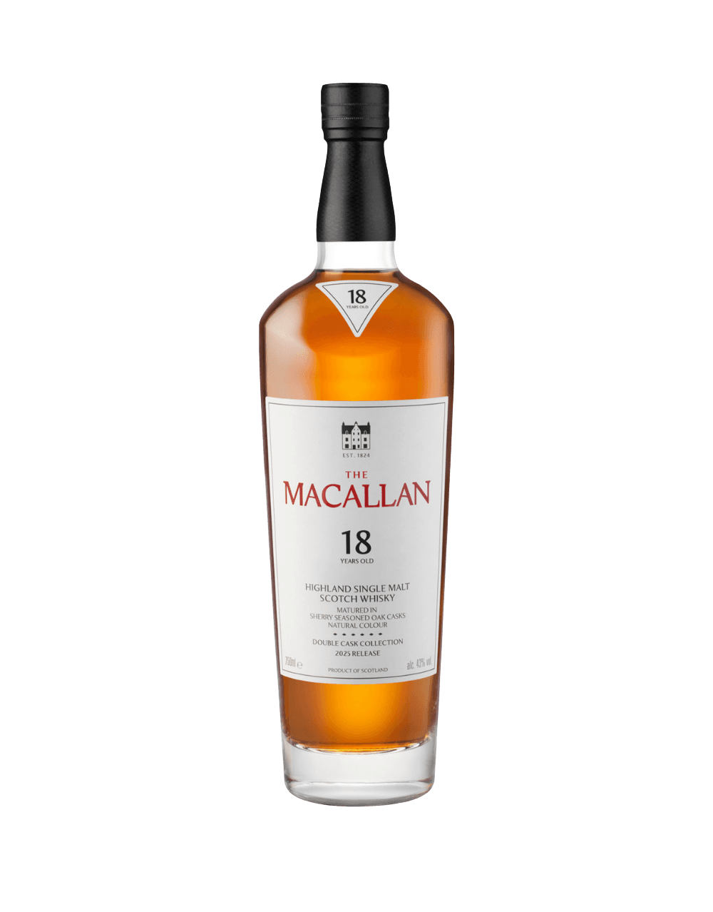 THE MACALLAN DOUBLE CASK 18 YEARS OLD SINGLE MALT WHISKY