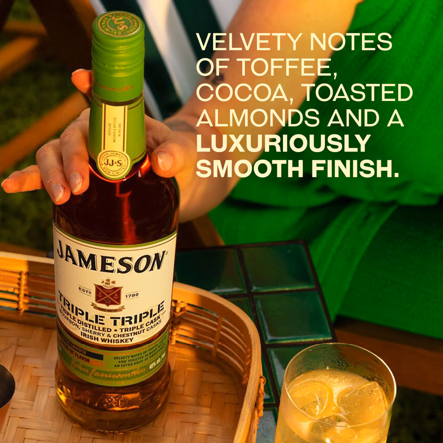 JAMESON TRIPLE TRIPLE IRISH WHISKEY