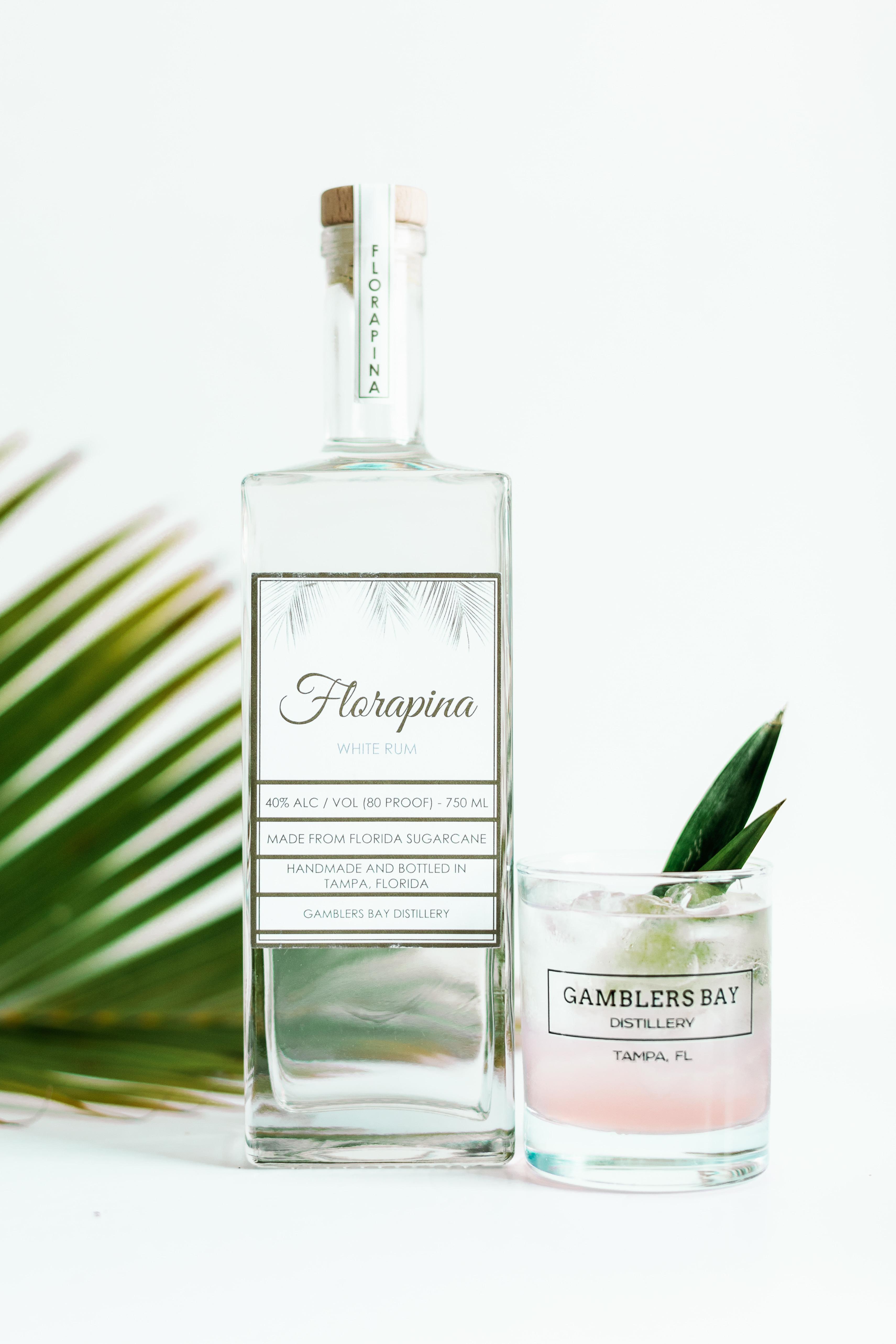 GAMBLERS BAY DISTILLERY FLORAPINA WHITE RUM