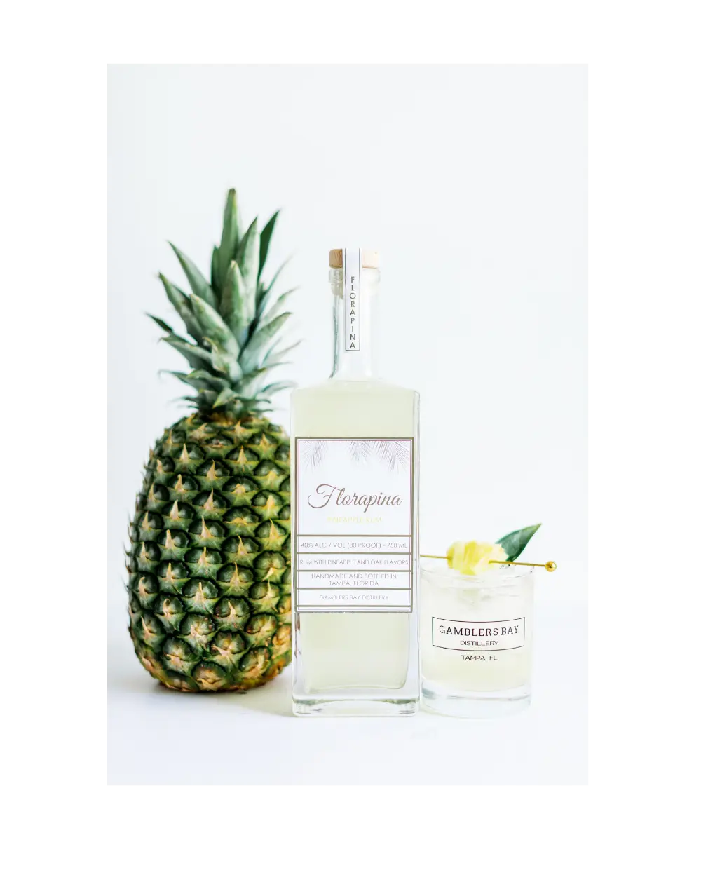 GAMBLERS BAY DISTILLERY FLORAPINA PINEAPPLE RUM