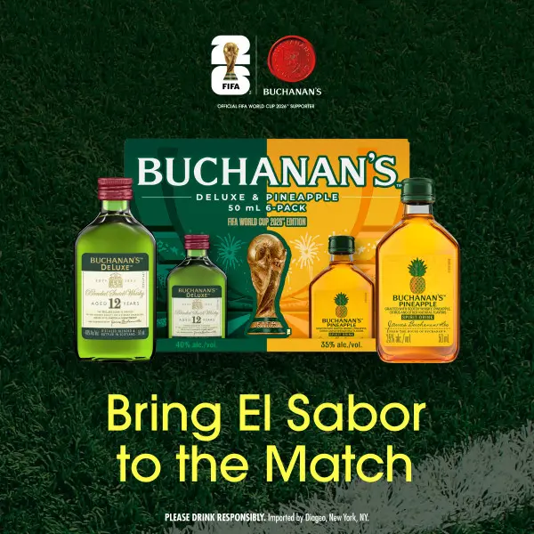 BUCHANAN'S DELUXE & PINEAPPLE FIFA WORLD CUP 2026™ VARIETY PACK