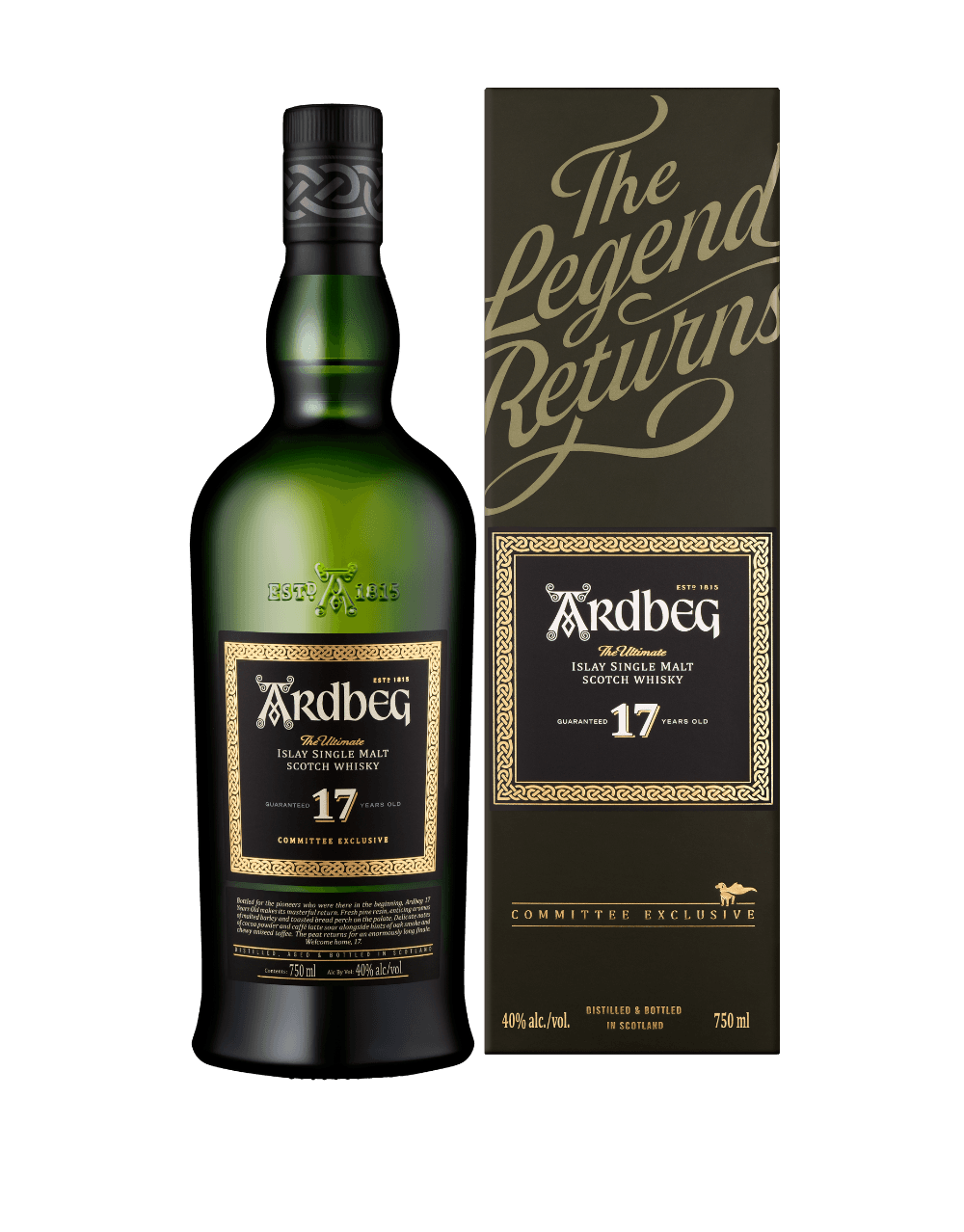ARDBEG 17 YEARS OLD SINGLE MALT SCOTCH WHISKY