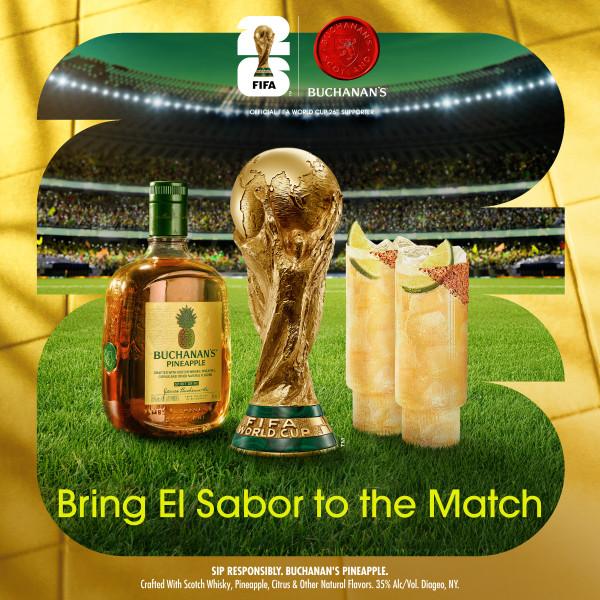 BUCHANAN'S PINEAPPLE WITH FIFA WORLD CUP 2026™ EDITION GLASS