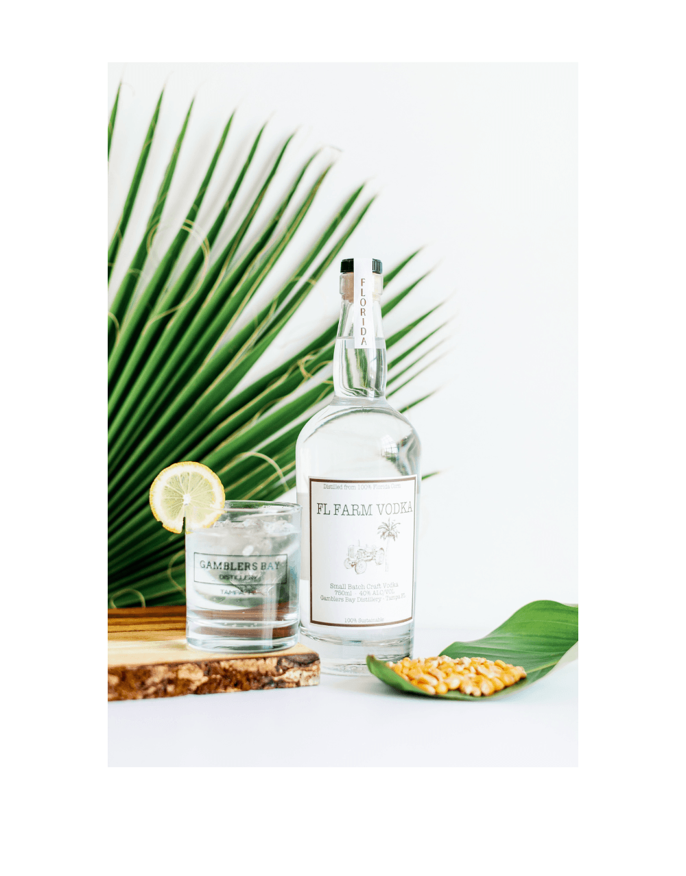 GAMBLERS BAY DISTILLERY FLORIDA FARM VODKA