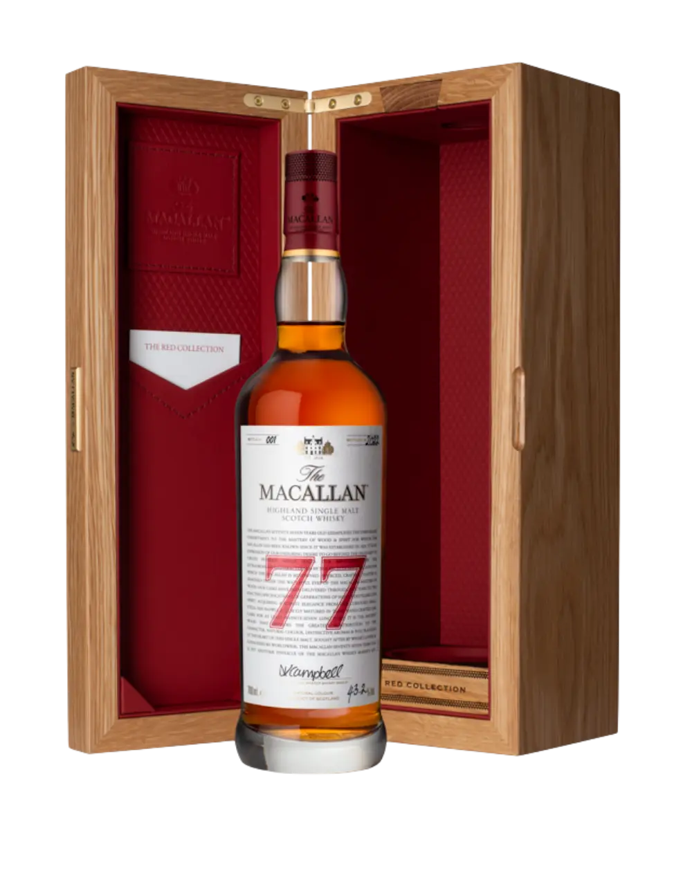 The Macallan Red Collection 77 Years Old