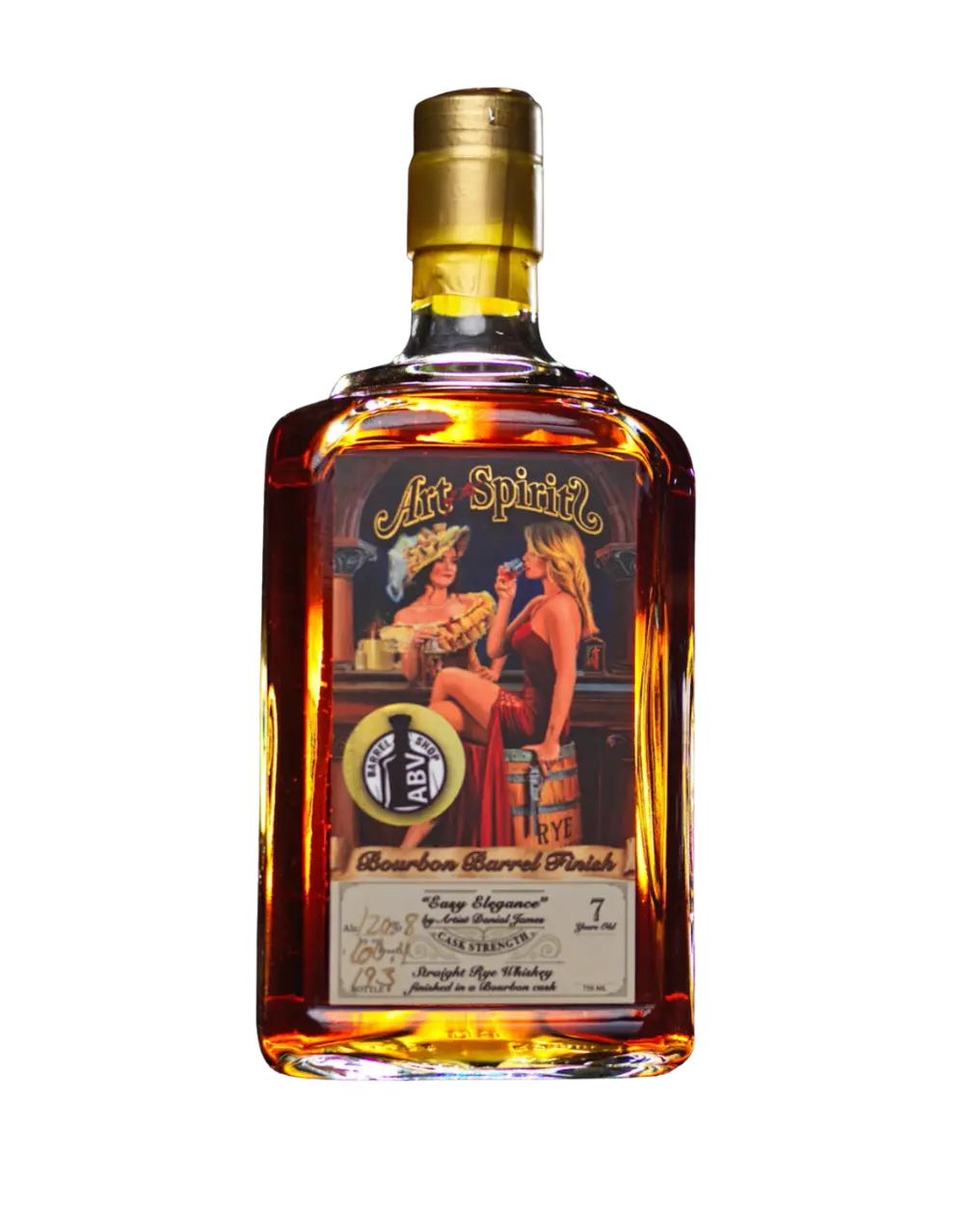 ART OF THE SPIRITS BOURBON FINISH - CASK STRENGTH "EASY ELEGANCE" STRAIGHT RYE WHISKEY