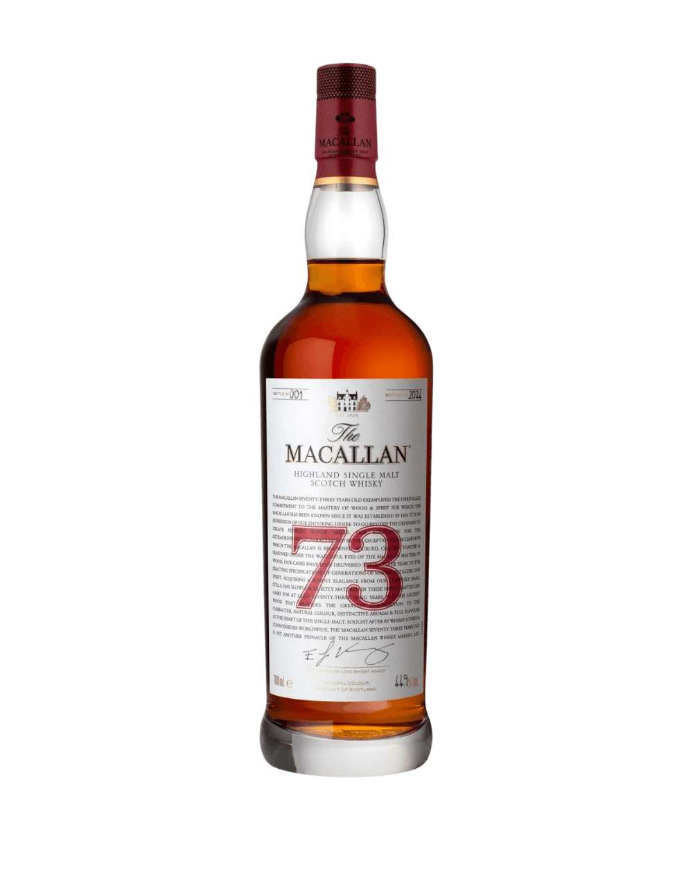 The Macallan Red Collection 73 Year Old Guest