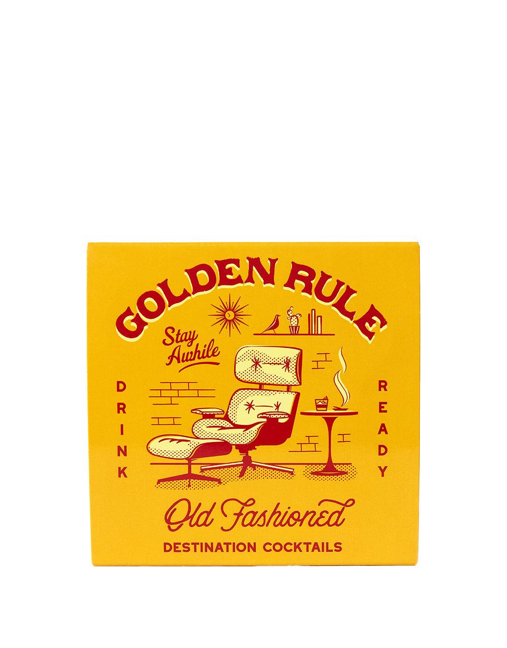 GOLDEN RULE OLD FASHIONED WHISKEY COCKTAIL