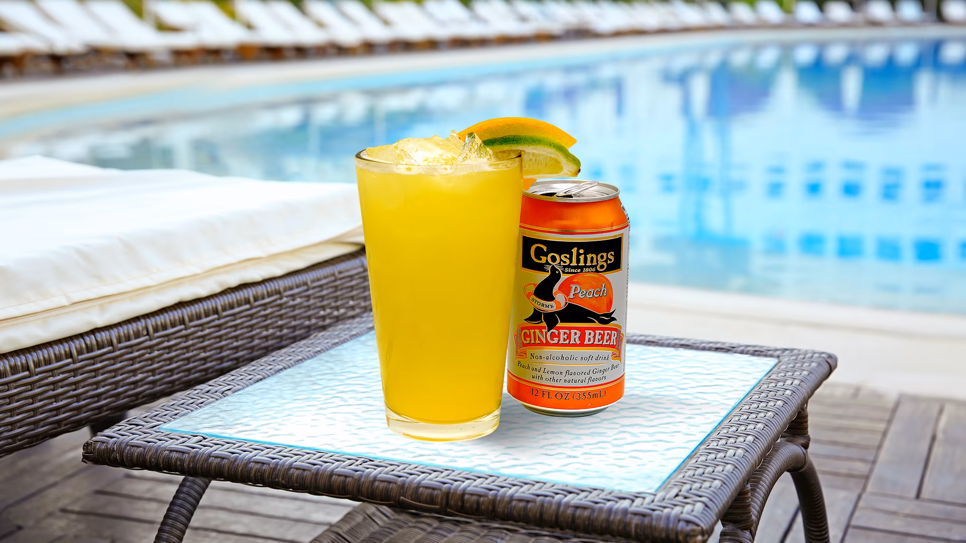 GOSLINGS STORMY PEACH GINGER BEER
