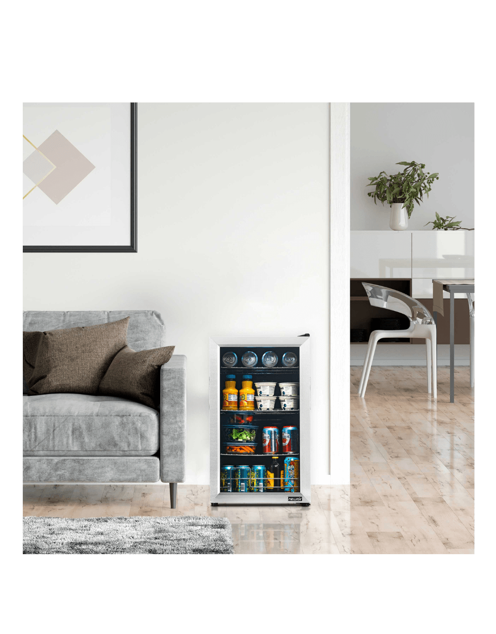 NEWAIR 100 CAN BEVERAGE FRIDGE