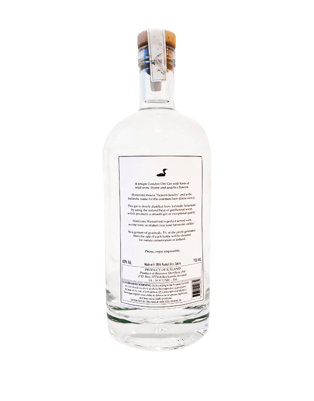 HIMBRIMI WINTERBIRD LONDON DRY GIN
