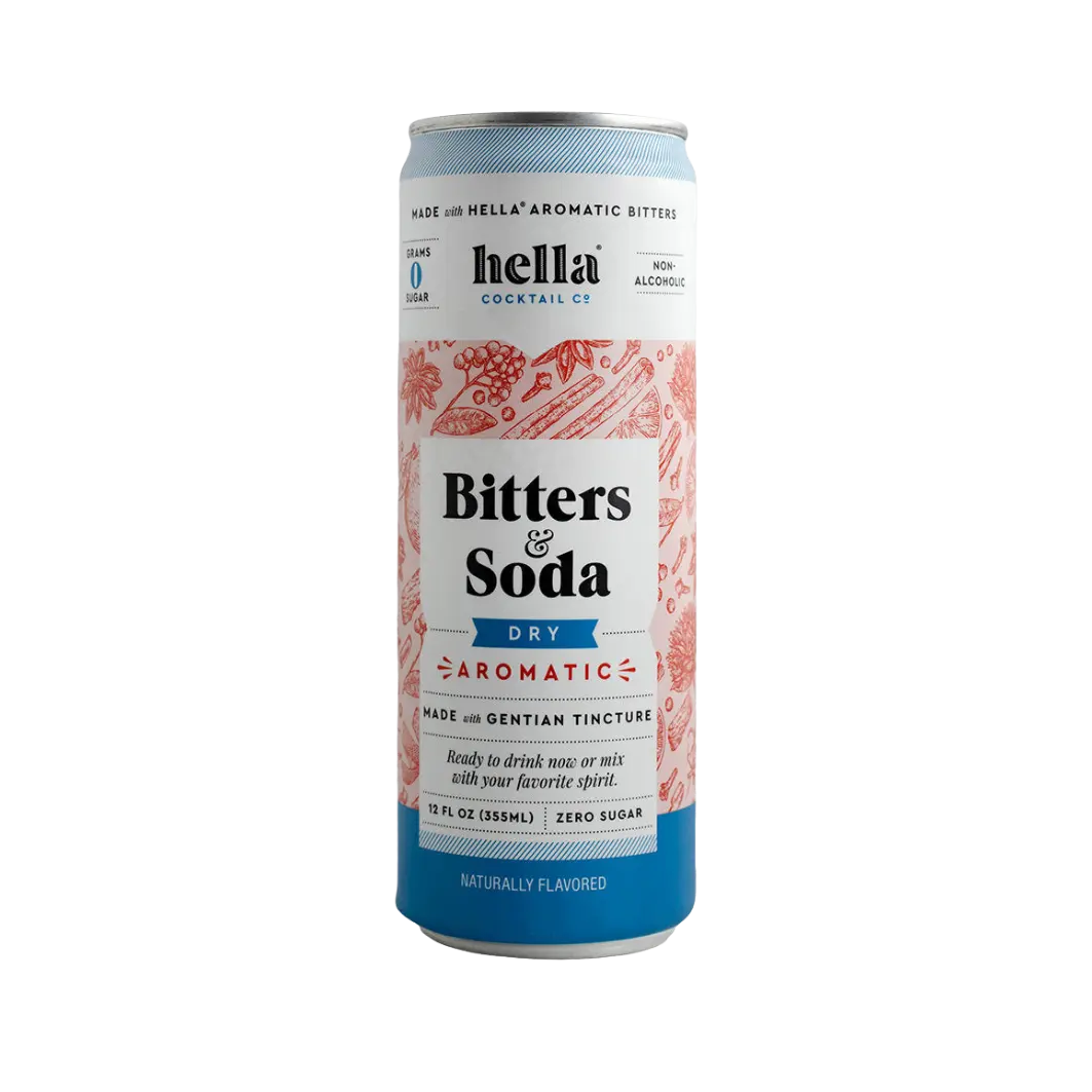 HELLA COCKTAIL CO. BITTERS & SODA DRY AROMATIC