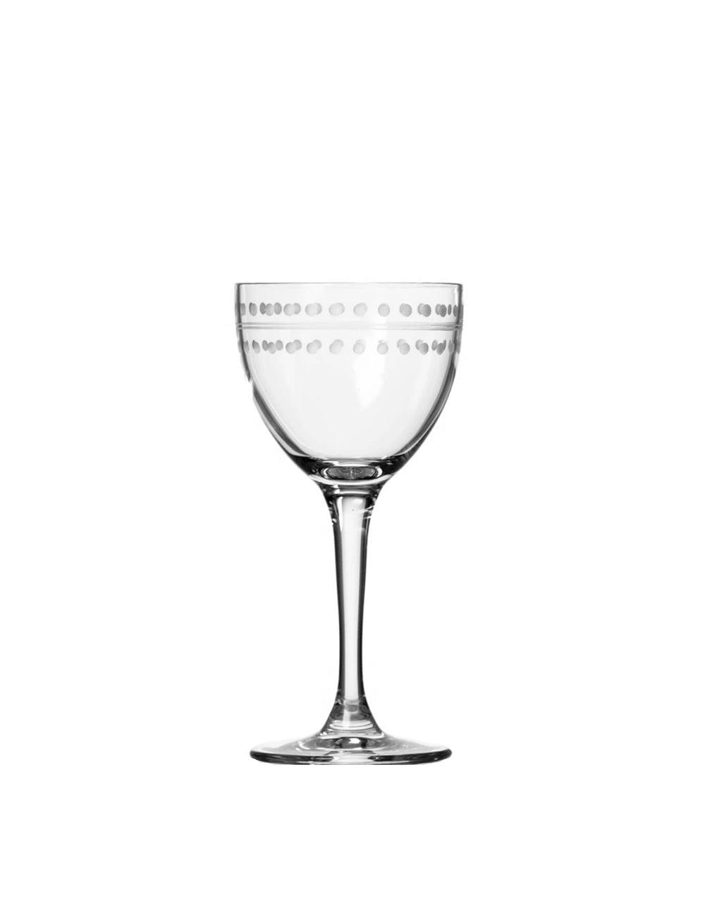 ROLF GLASS MID-CENTURY MODERN NIC AND NORA COCKTAIL GLASS