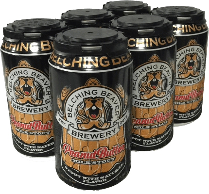 Belching Beaver Brewery Flavored Stout Peanut Butter Milk Stout Nitro