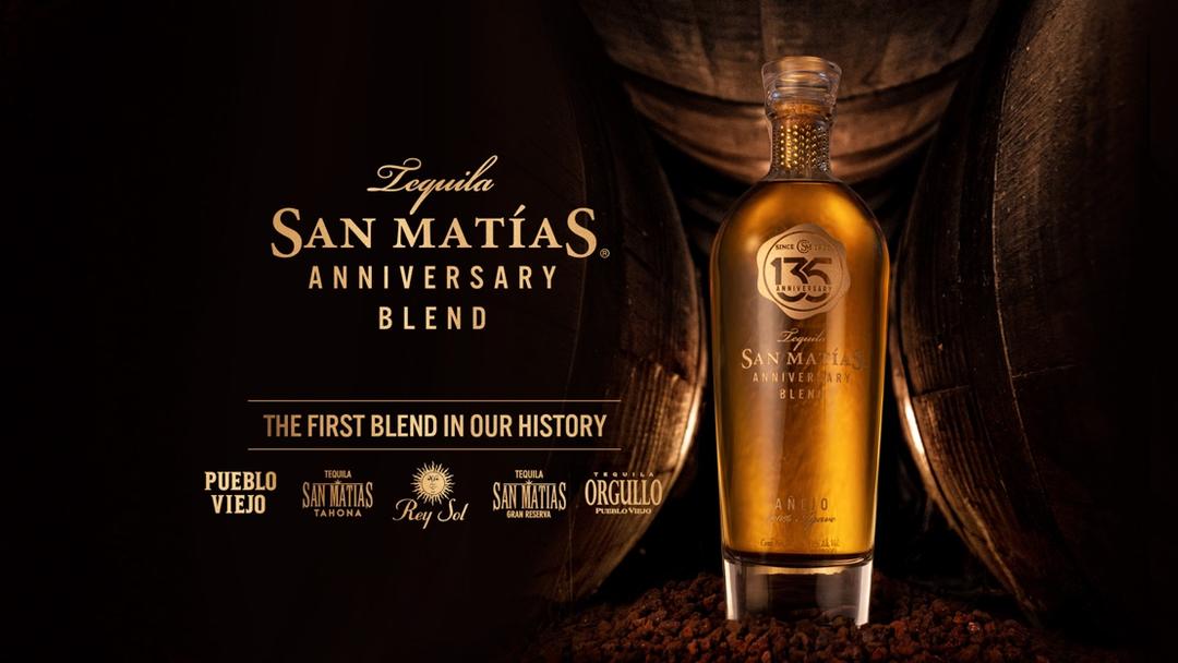 SAN MATIAS 135 YEAR ANNIVERSARY BLEND ANEJO TEQUILA