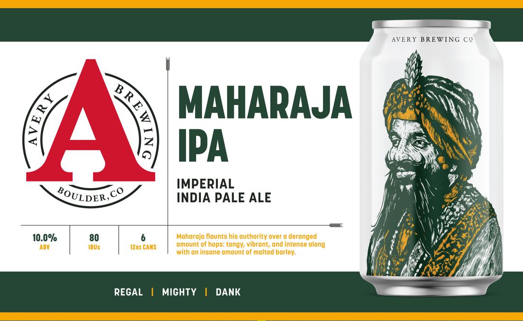 Avery Brewing Imperial India Pale Ale Maharaja Ipa