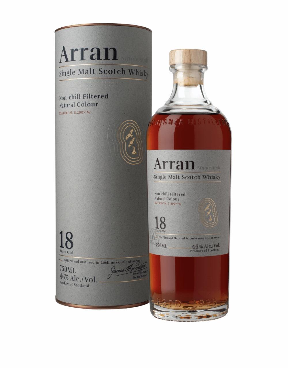ARRAN 18 YEAR OLD SINGLE MALT SCOTCH WHISKY