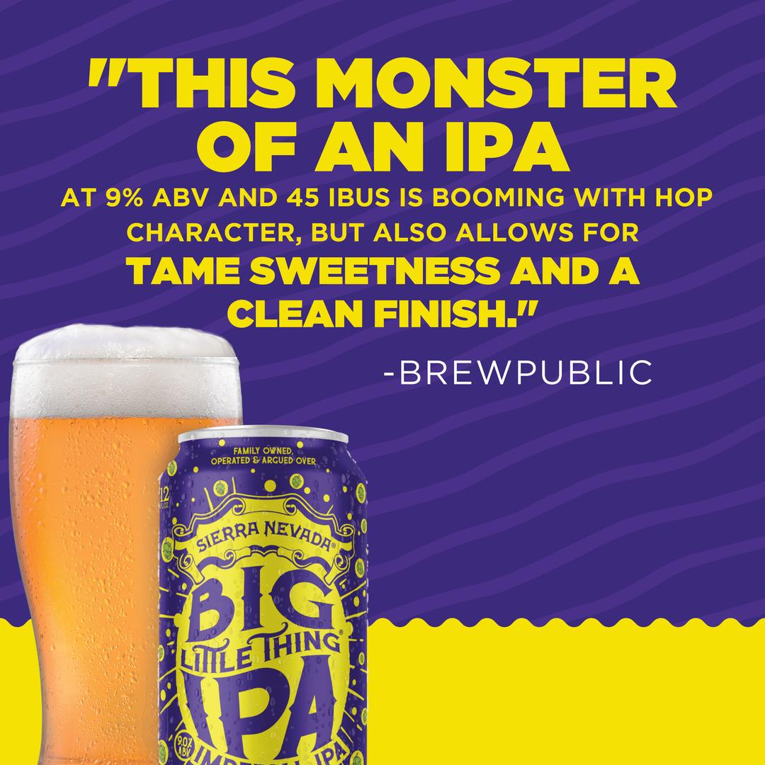 Sierra Nevada Imperial India Pale Ale Big Little Thing Imperial Ipa