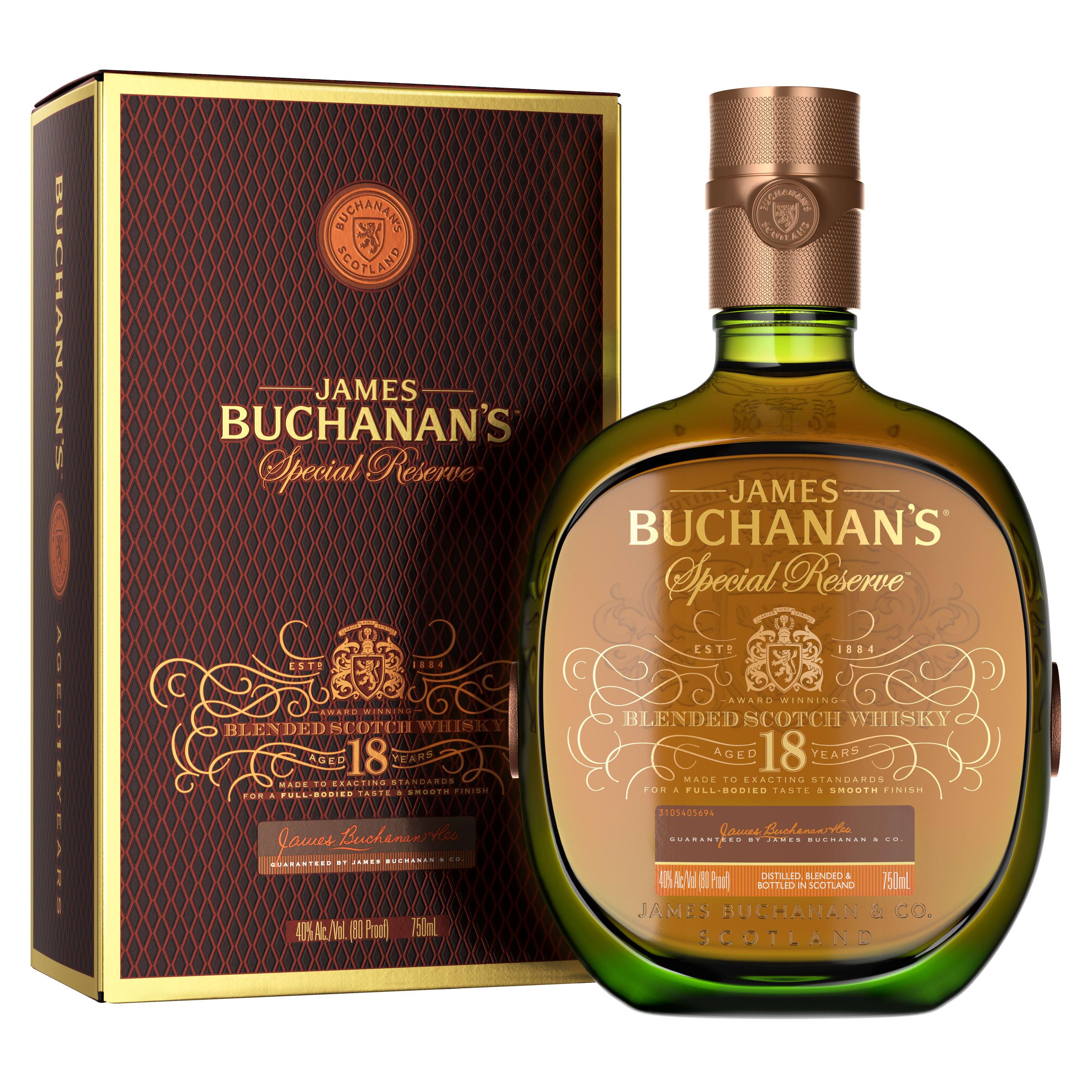 BUCHANAN'S 18 YEAR SPECIAL RESERVE BLENDED SCOTCH WHISKEY