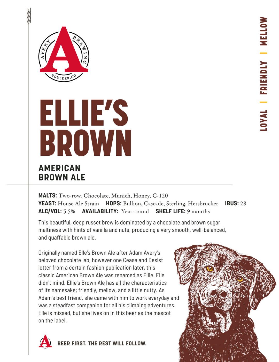 Avery Brewing Brown Ale Ellie's Brown