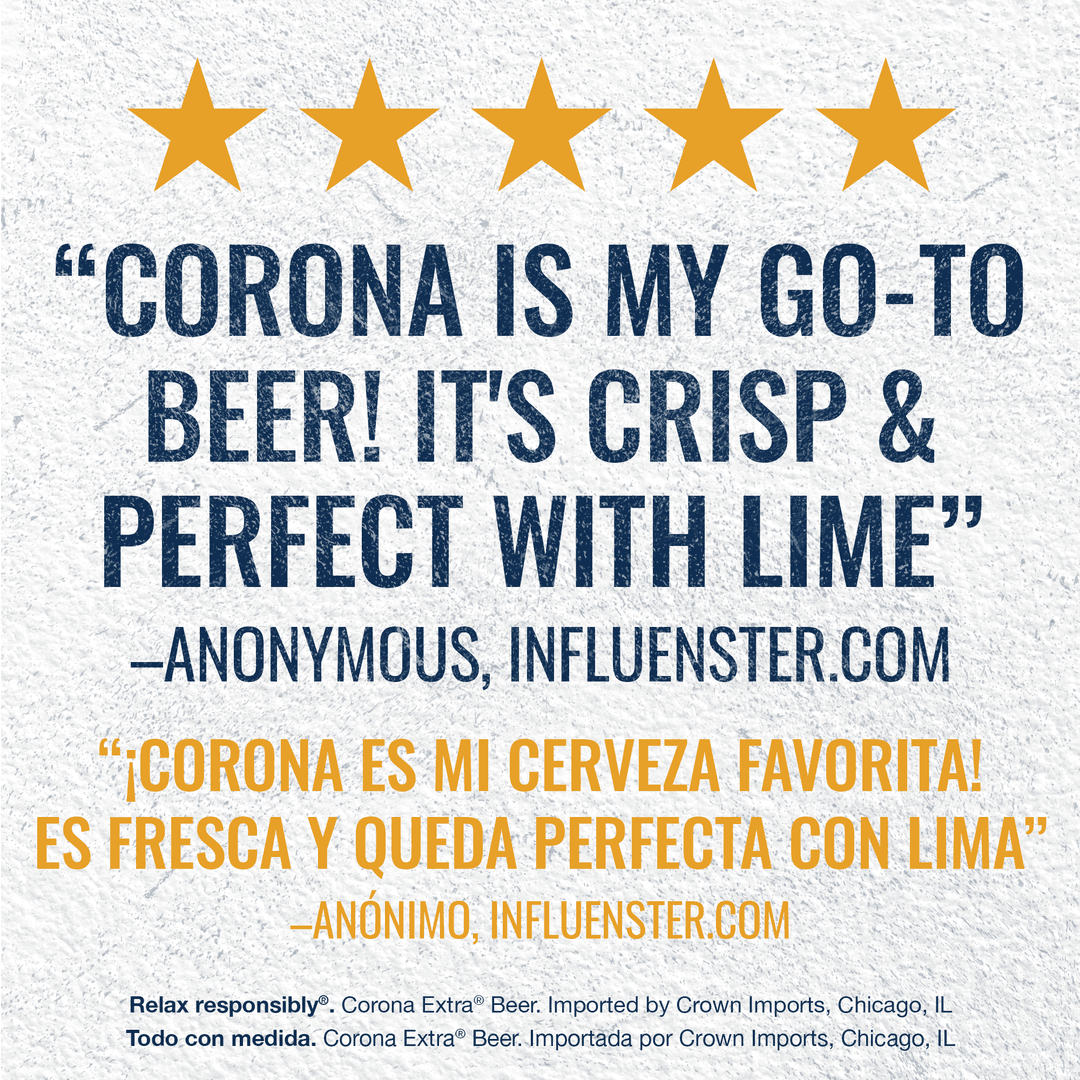 Corona Pale Lager Cerveza Extra Coronitas