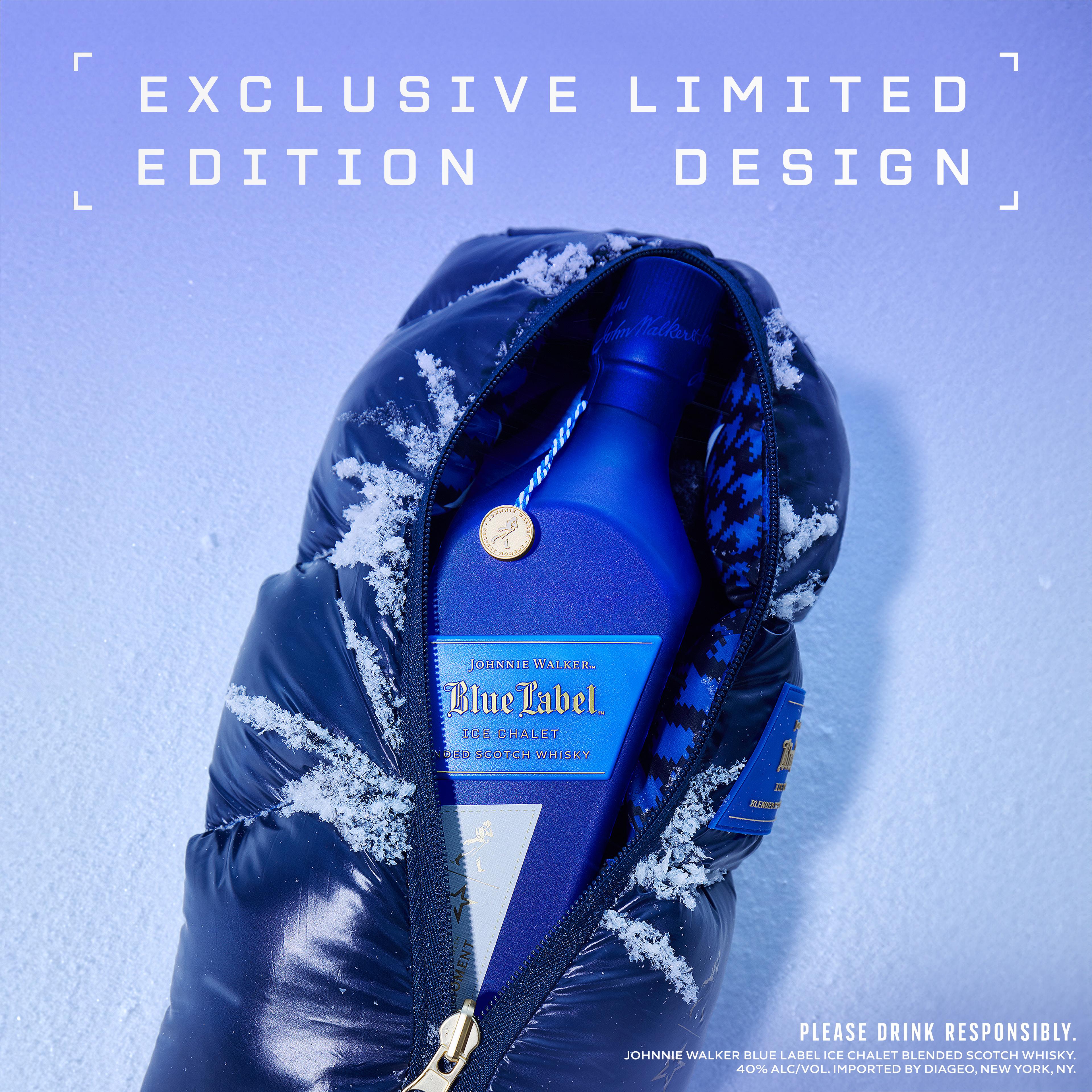 JOHNNIE WALKER BLUE LABEL ICE CHALET LIMITED EDITION BLENDED SCOTCH WHISKY