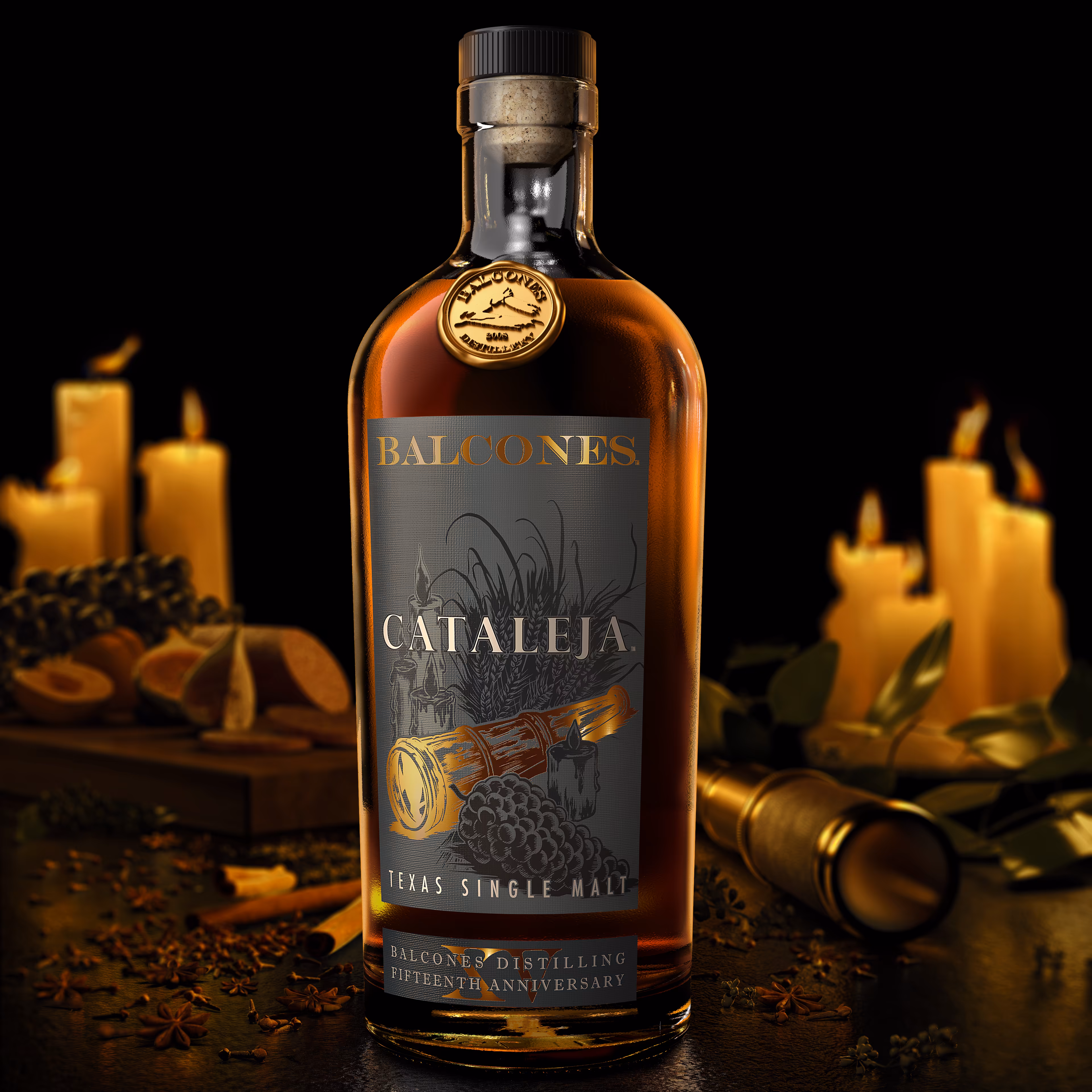 BALCONES CATALEJA TEXAS SINGLE MALT WHISKEY