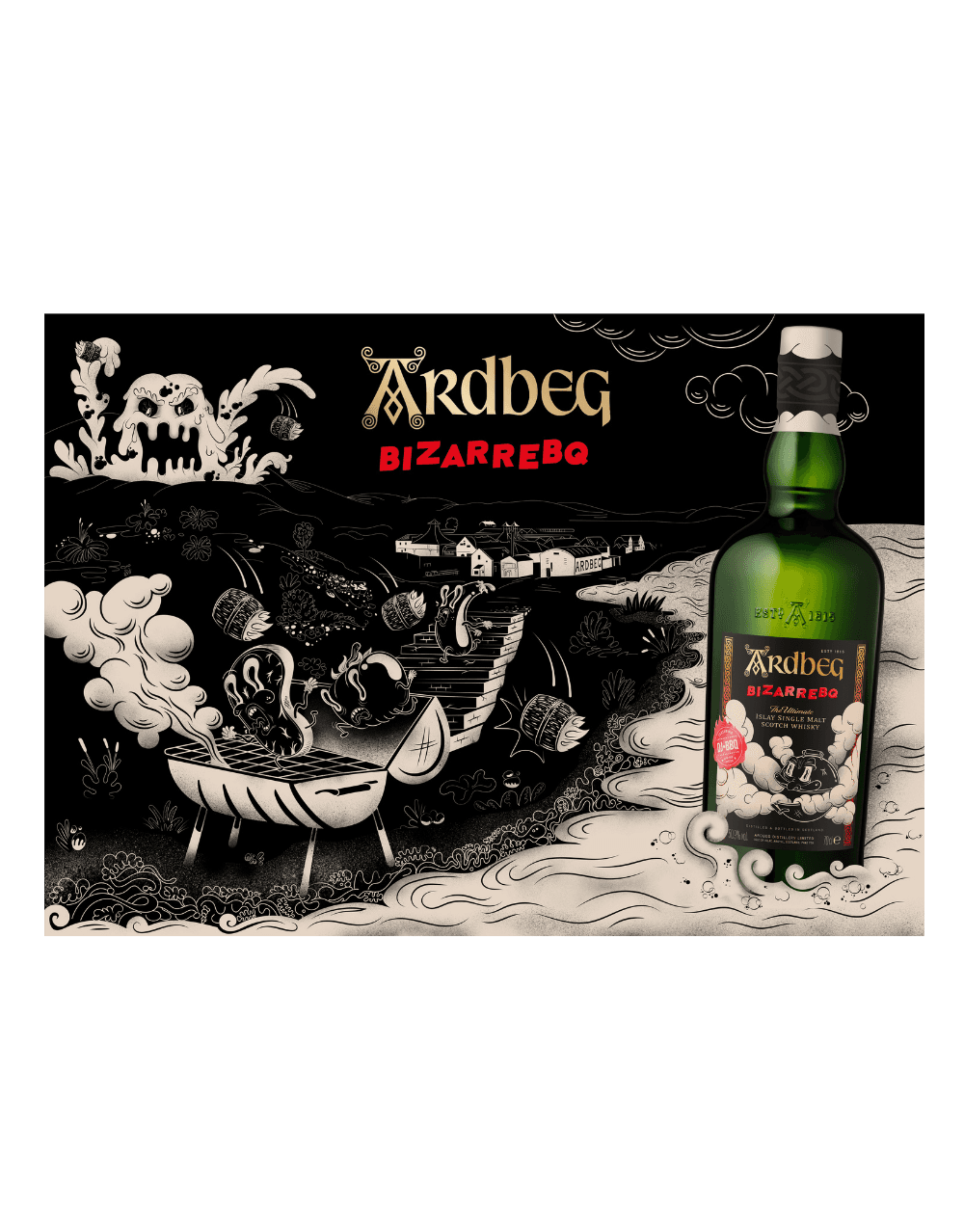 ARDBEG BIZARREBQ SINGLE MALT SCOTCH WHISKY