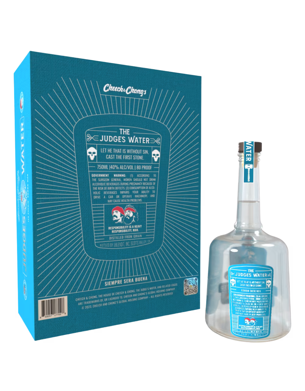 CHEECH AND CHONG'S THE JUDGE'S WATER™️ VODKA