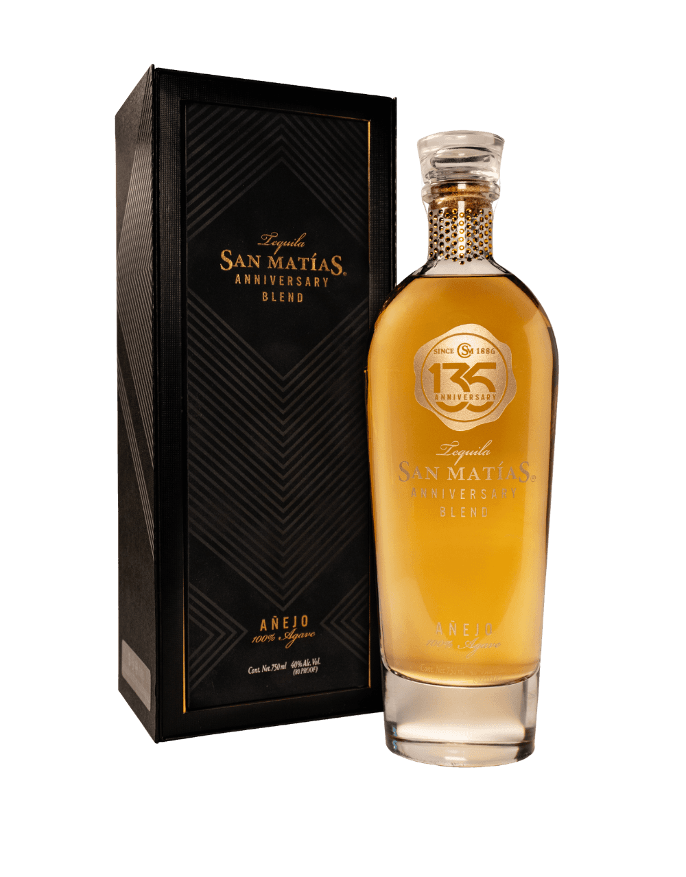 SAN MATIAS 135 YEAR ANNIVERSARY BLEND ANEJO TEQUILA