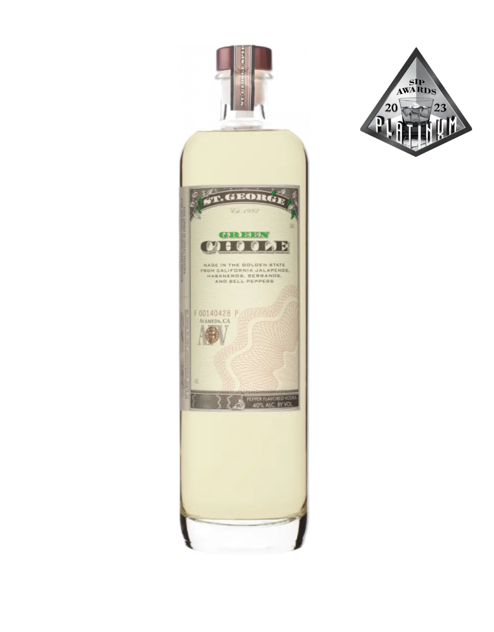 ST. GEORGE GREEN CHILE VODKA
