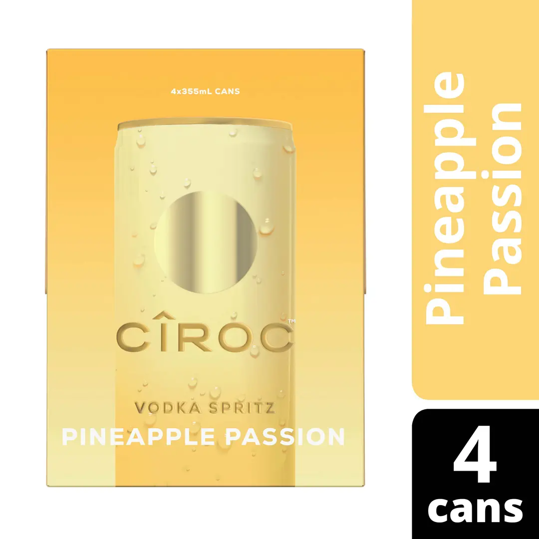 Ciroc Cocktails-other Vodka Spritz Pineapple Passion Pineapple