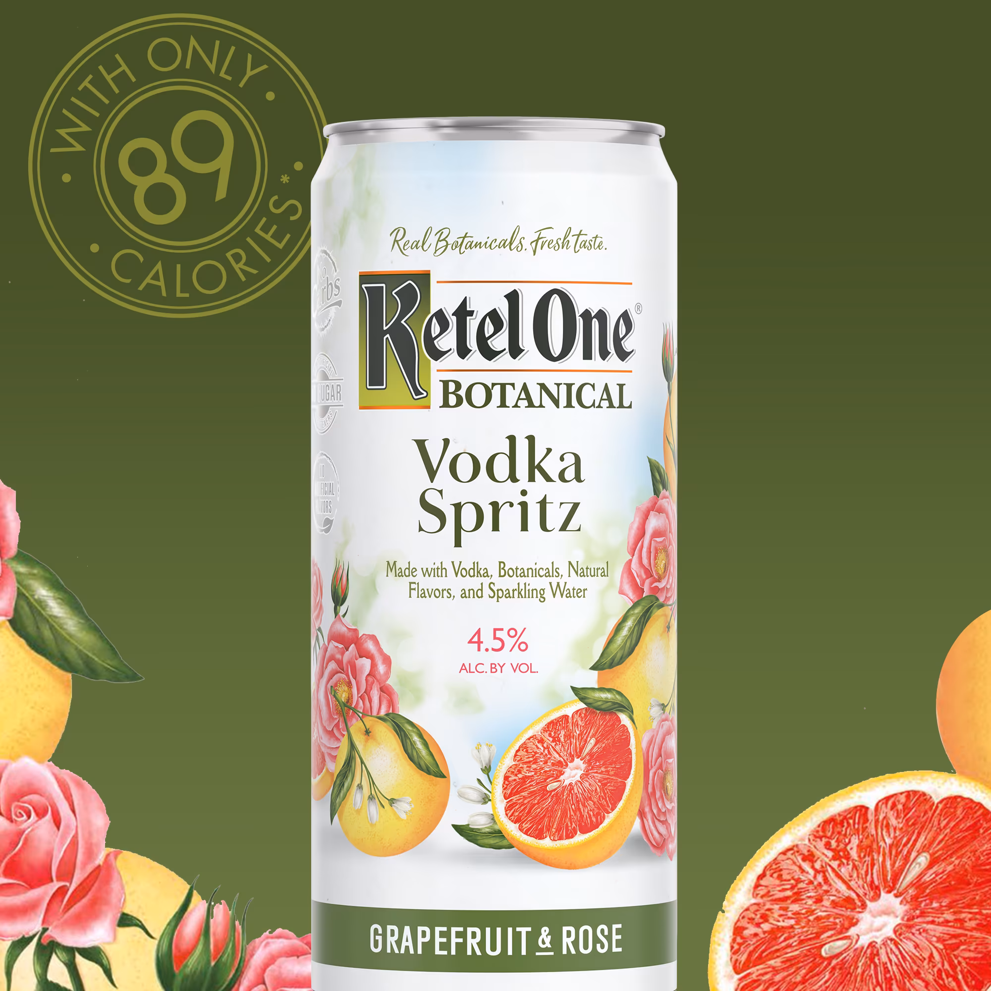 KETEL ONE BOTANICAL VODKA SPRITZ GRAPEFRUIT & ROSE