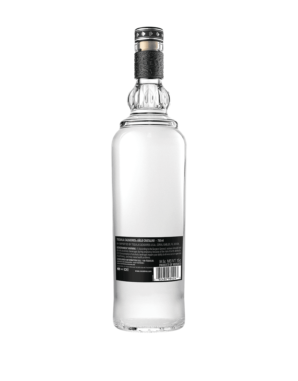 CAZADORES AÑEJO CRISTALINO TEQUILA