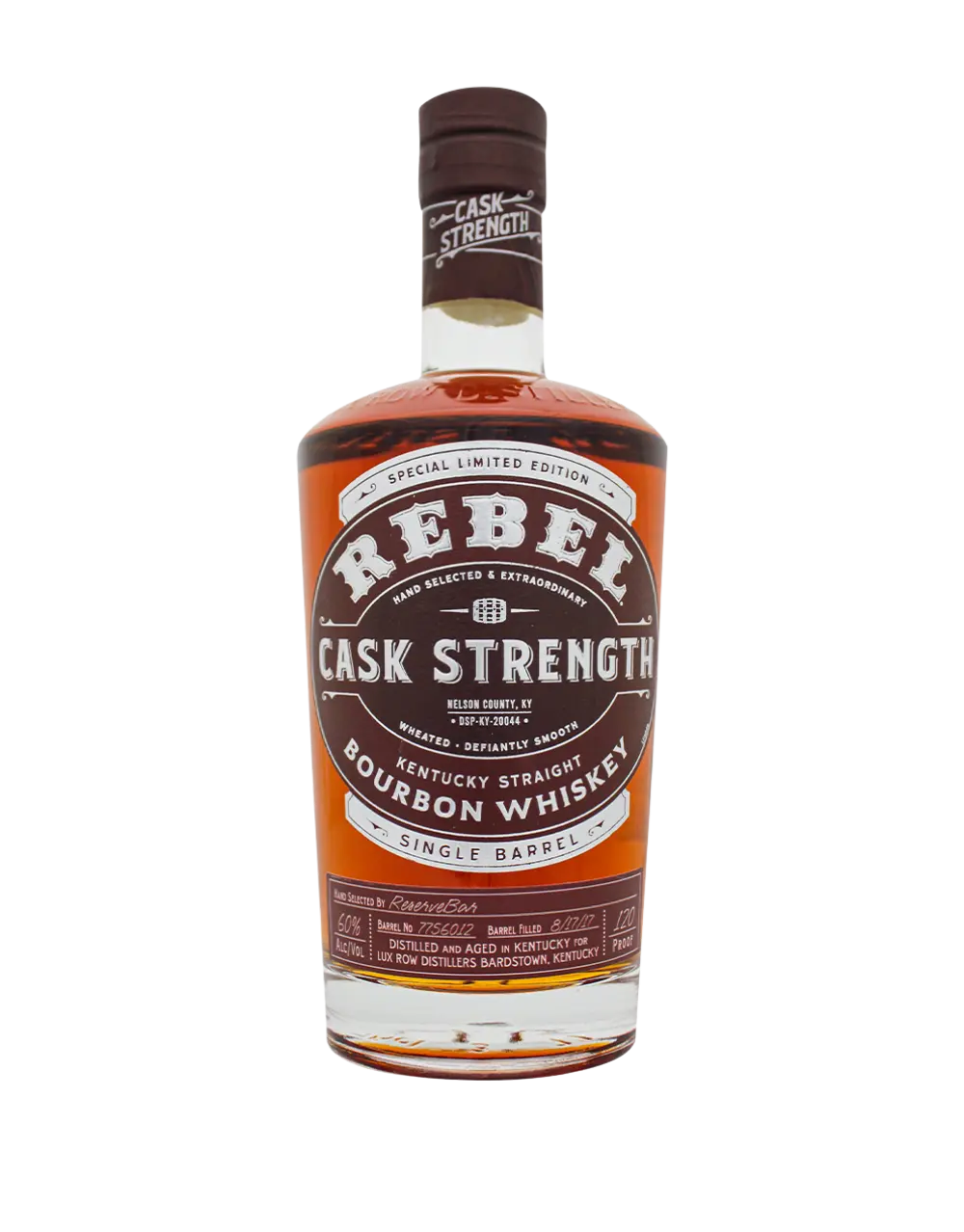 REBEL CASK STRENGTH BOURBON SINGLE BARREL SELECT S1B23