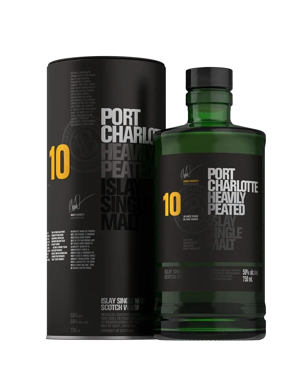 BRUICHLADDICH® PORT CHARLOTTE 10 HEAVILY PEATED ISLAY SINGLE MALT