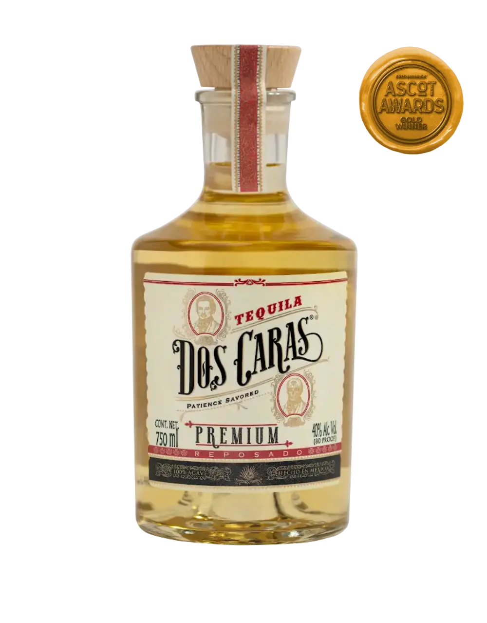 DOS CARAS TEQUILA PREMIUM REPOSADO