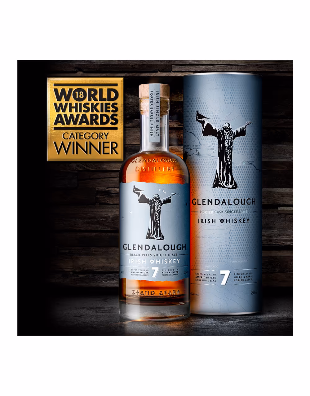 GLENDALOUGH 7 YEAR SINGLE MALT PORTER CASK FINISH
